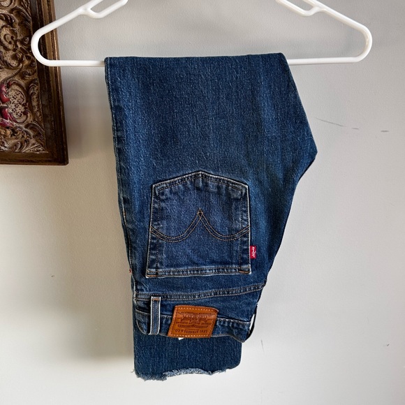 levis straight leg blue jeans - Picture 1 of 3